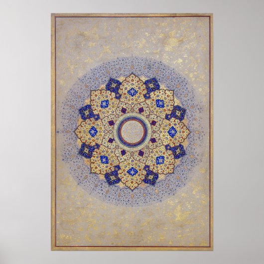 Elegant Mandala Flower Design Poster (Voorkant)