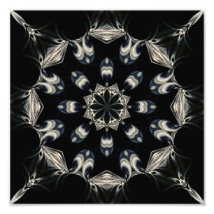 Elegant Mandala Foto Afdruk