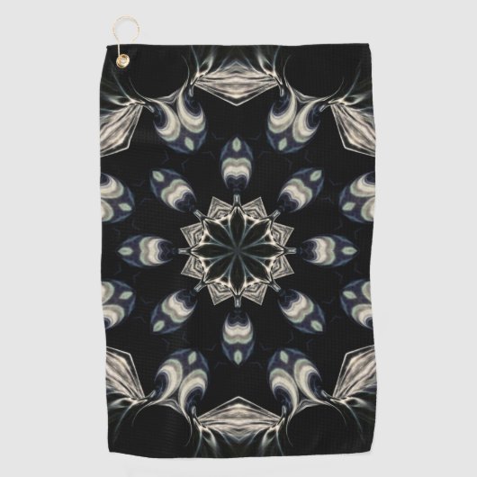 Elegant Mandala Golfhanddoek (Voorkant)