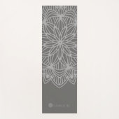 Elegant Mandala Gray Persoonlijk (1 zijkant) Yogamat (Voorkant)