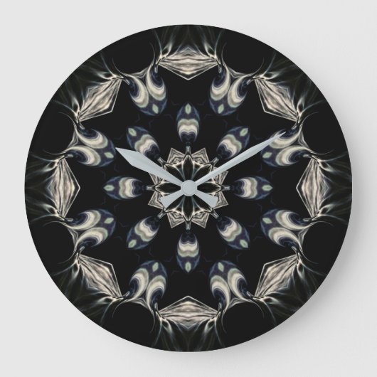 Elegant Mandala Grote Klok (Voorkant)