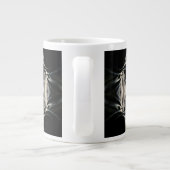 Elegant Mandala Grote Koffiekop (Achterkant)