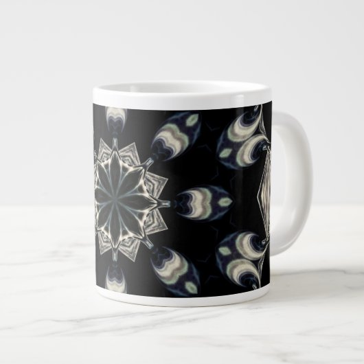Elegant Mandala Grote Koffiekop (Voorkant rechts)