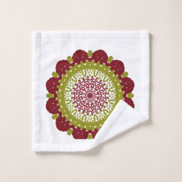 Elegant Mandala Handdoekontwerp voor Thuis & Stran Bad Handdoek