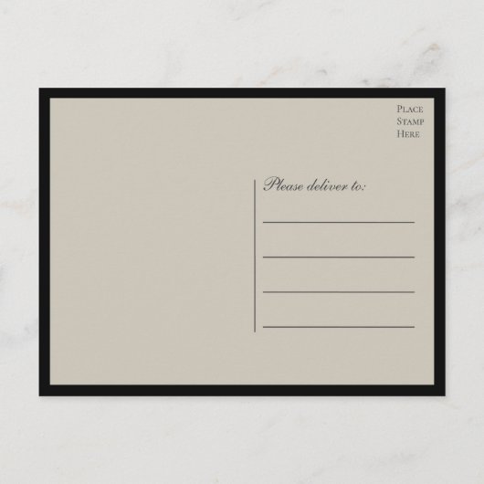 Elegant Mandala Indian Henna Boho Chic Black Thank Uitnodiging Briefkaart (Achterkant)