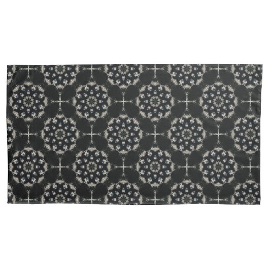 Elegant Mandala Kussensloop (Voorkant-Links)