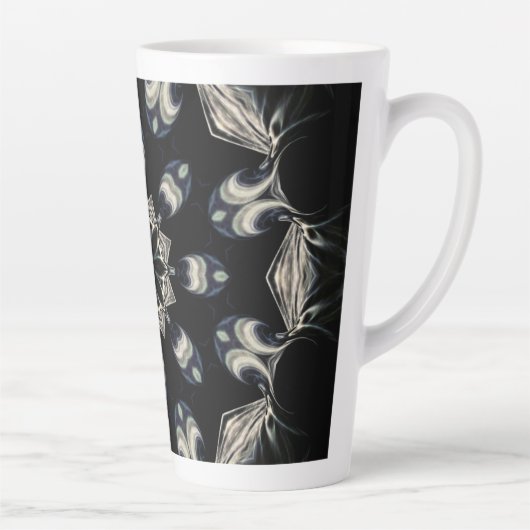 Elegant Mandala Latte Mok (Rechts)