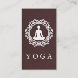 Elegant Mandala-logo Yoga Genezing Gezondheid Visitekaartje
