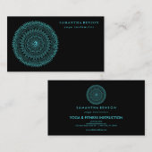 Elegant Mandala OM Logo Yoga Visitekaartje (Voorkant / Achterkant)