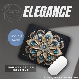 Elegant Mandala-ontwerp muismat