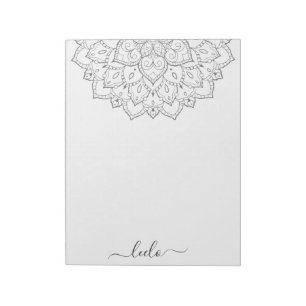 Elegant Mandala Personal Stationery Pad Notitieblok