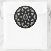 Elegant Mandala Ronde Sticker (Tas)