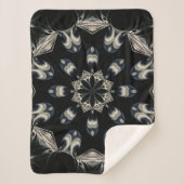 Elegant Mandala Sherpa Deken (Voorkant)