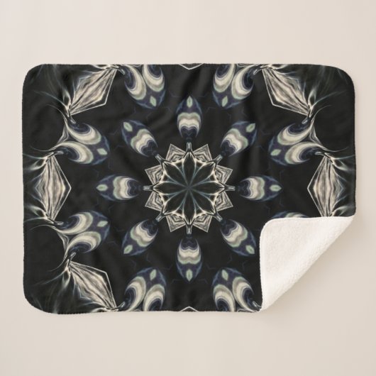 Elegant Mandala Sherpa Deken (Voorkant (horizontaal))