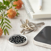 Elegant Mandala Sleutelhanger (Zijkant)