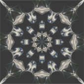 Elegant Mandala Sticker (Voorkant)