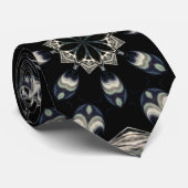 Elegant Mandala Stropdas (Opgerold)