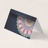 Elegant Mandala Visitekaartje (Achterkant)