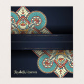 Elegant Mandala Visitekaartje (Buitenkant ongevouwen)