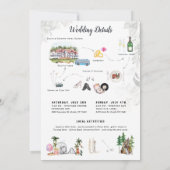 Elegant Manor Villa | EVENTUELE Wekend ter illustr Kaart (Achterkant)