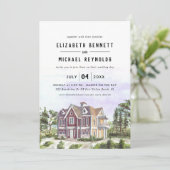 Elegant Manor Villa | EVENTUELE Wekend ter illustr Kaart (Staand voorkant)