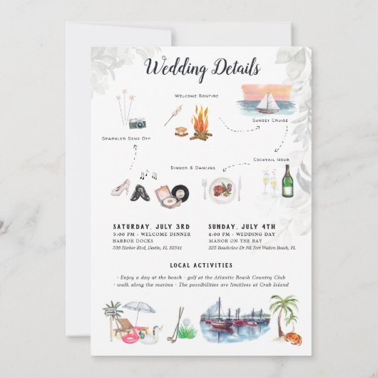 Elegant Manor Villa | EVENTUELE Wekend ter illustr Kaart (Achterkant)