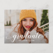 Elegant Manuscript Afstuderen bewaart de DATUM Briefkaart (Voorkant)