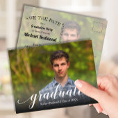 Elegant Manuscript Afstuderen bewaart de DATUM Briefkaart