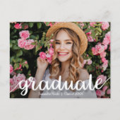 Elegant Manuscript Afstuderen bewaart de DATUM Briefkaart (Voorkant)