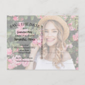 Elegant Manuscript Afstuderen bewaart de DATUM Briefkaart (Achterkant)