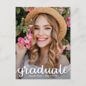 Elegant Manuscript Afstuderen bewaart de DATUM Briefkaart (Voorkant)