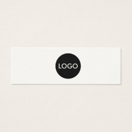 Elegant manuscript bedrijfs logo dank u kaart opne