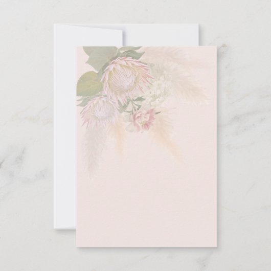 Elegant Manuscript Dank u Moderne Geometrische Flo Bedankkaart (Achterkant)