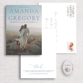 Elegant Manuscript en Serif Moderne Folie sparen d Folie Uitnodiging