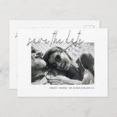 Elegant Manuscript ⎢ Foto sparen het Briefkaart va (Voorkant / Achterkant)