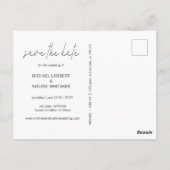 Elegant Manuscript ⎢ Foto sparen het Briefkaart va (Achterkant)