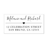 Elegant Manuscript Namen & het Moderne Adres van d Rubberstempel (Afrduk)