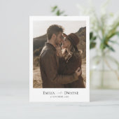 Elegant Manuscript sparen de Kaart van de Aankondi (Staand voorkant)