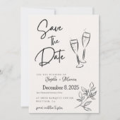 Elegant Manuscript sparen de Kaart van de Aankondi (Voorkant)