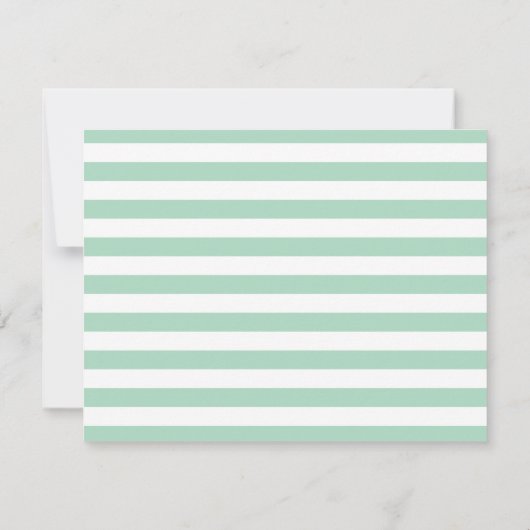 Elegant manuscriptkalligrafie een nota van mint Gr Notitiekaartje (Achterkant)