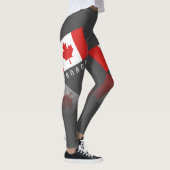 Elegant Maple Leaf Canada Leggings (Rechts)