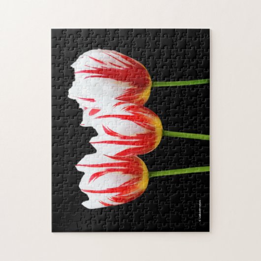Elegant Maple Leaf Tulips Legpuzzel (Verticaal)