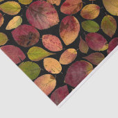 Elegant Maple Leaves Autumn Herfst Pattern Tissuepapier (Detail)