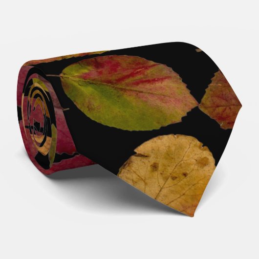 Elegant Maple verliest najaar Herfst Pattern Strop Stropdas (Opgerold)