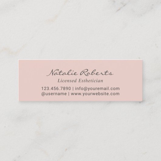 Elegant Marble 6 Punch Customer Loyalty (Achterkant)