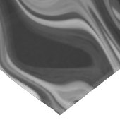 Elegant Marble 7 - Liquid Black en White Tafelkleed (Gekanteld)