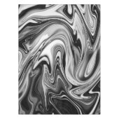 Elegant Marble 7 - Liquid Black en White Tafelkleed (Voorkant)
