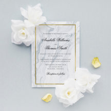 Elegant Marble and Gold Wedding
