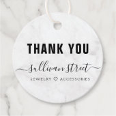 Elegant Marble Bracelet Dank u Label (Voorkant)