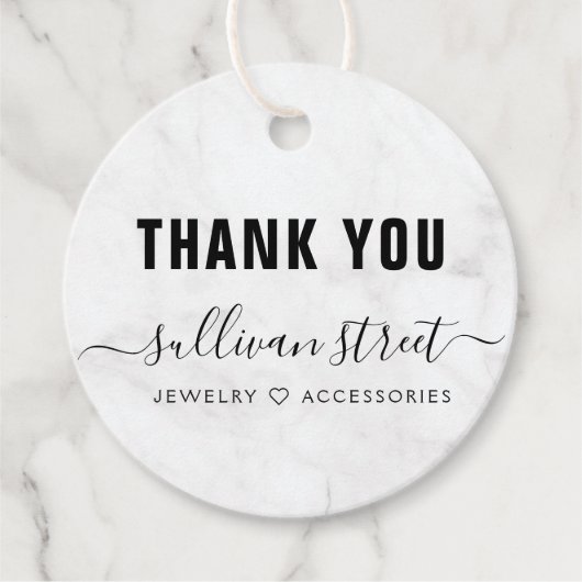 Elegant Marble Bracelet Dank u Label (Voorkant)